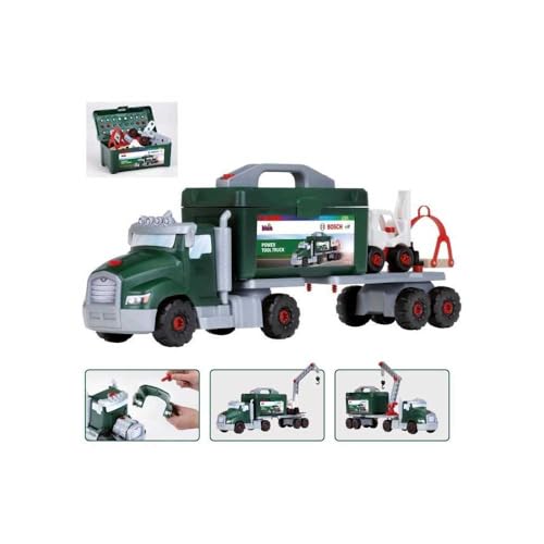 Theo Klein 8626 Bosch Schraubtruck Spiel-Set mit Drehmomentschraubendreher I Konstruktions-Spielzeug mit Werkzeug, Gabelstapler und Kran I Spielzeug für Kinder ab 3 Jahren Theo Klein 8626 Bosch Schraubtruck Spiel-Set mit Drehmomentschraubendreher I Konstruktions-Spielzeug mit Werkzeug, Gabelstapler und Kran I Spielzeug für Kinder ab 3 Jahren von Theo Klein