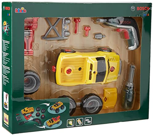 Theo Klein 8689 Bosch Truck Set | Truck in 3 verschiedenen Versionen montierbar | Mit batteriebetriebenem Ixolino | Spielzeug für Kinder ab 3 Jahren von Klein