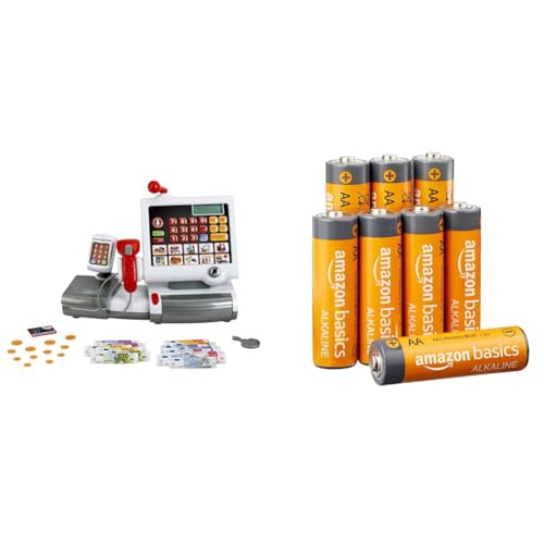 Theo Klein Spielzeug-Kasse | Mit Rechnerfunktion, Bezahlterminal, Scanner, Waage mit Licht- und Soundfunktion | Spielzeug für Kinder ab 3 Jahren | Enthält Spielgeld Theo Klein Spielzeug-Kasse | Mit Rechnerfunktion, Bezahlterminal, Scanner, Waage mit Licht- und Soundfunktion | Spielzeug für Kinder ab 3 Jahren | Enthält Spielgeld von Theo Klein
