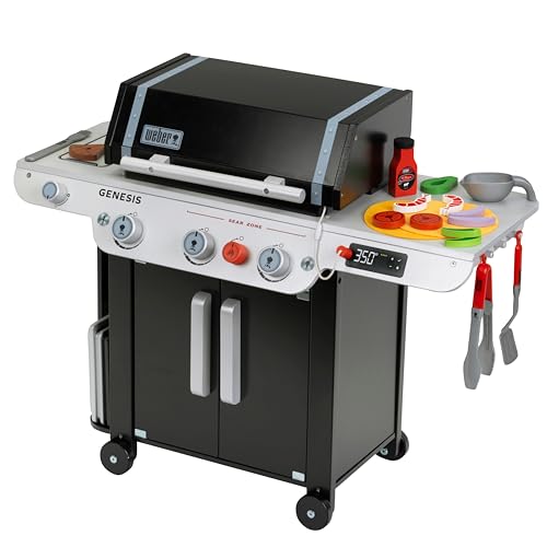 Theo Klein 9445 Weber Grill Genesis aus Holz, Inklusive Einsätze für Steak, Pizza oder Gemüse, Mit Food-Attrappen und Grillbesteck, Spielzeug für Kinder ab 3 Jahren Theo Klein 9445 Weber Grill Genesis aus Holz, Inklusive Einsätze für Steak, Pizza oder Gemüse, Mit Food-Attrappen und Grillbesteck, Spielzeug für Kinder ab 3 Jahren von Theo Klein