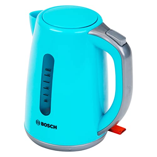 Klein Theo 9539 Bosch Wasserkocher I Kinderküchen-Zubehör I mit Wasser befüllbar I Maße: 14,5 cm x 9,5 cm x 15,5 cm I Spielzeug für Kinder ab 3 Jahren von Klein