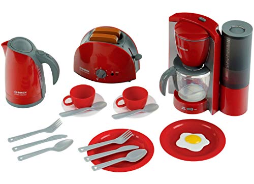 Bosch Theo Klein 9564 Frühstücksset | Küchen-Set bestehend aus Toaster, Kaffeemaschine, Wasserkocher und vielem mehr | Verpackungsmaße: 44,5 cm x 13 cm x 34 cm | Spielzeug für Kinder ab 3 Jahren Bosch Theo Klein 9564 Frühstücksset | Küchen-Set bestehend aus Toaster, Kaffeemaschine, Wasserkocher und vielem mehr | Verpackungsmaße: 44,5 cm x 13 cm x 34 cm | Spielzeug für Kinder ab 3 Jahren von Theo Klein