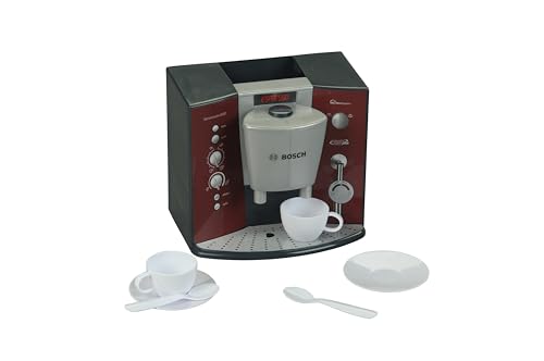 Klein Theo 9569 Bosch Kaffeemaschine Mit Sound | Batteriebetriebene Espressomaschine Mit Realistischen Geräuschen | Spielzeug Für Kinder Ab 3 Jahren von Klein