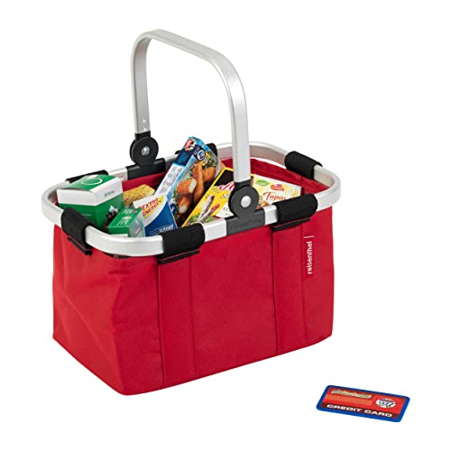 Theo Klein 9607 - Reisenthel Einkaufskorb carrybag Mini I Korb mit Zubehörschachteln für den Kaufladen I Spielzeug für Kinder ab 3 Jahren von Theo Klein