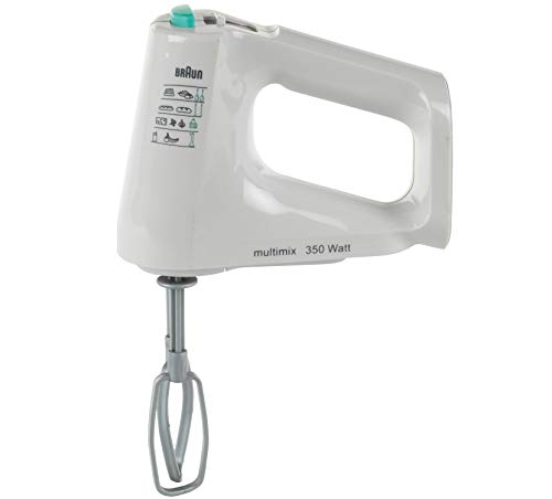 Klein Theo 9623 Braun Handmixer I Batteriebetriebener Spiel-Mixer mit abnehmbaren Quirls I Inkl. Schalterattrappe I Spielzeug für Kinder ab 3 Jahren von Klein