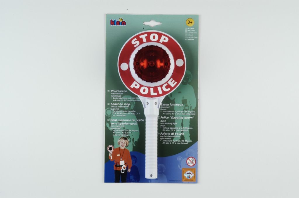 Polizeikelle mit Blinklicht für Kinder Polizeikelle mit Blinklicht für Kinder von TheoKlein
