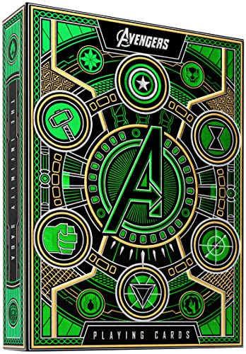 theory 11 Avengers Playing Cards (Grün) by Marvel Studios von theory11