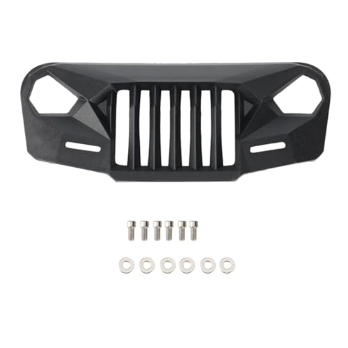 [Fernbedienung Spielzeugteile] Ms Anger Front Face Grating Grille for 1/10 RC Crawler Car Axial SCX10 II III 90046 AXI03007 Kompatibel mit Jeep Wrangler Body Parts - sievironmentell freundliche Materi von Therpios