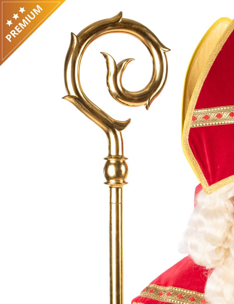 Nikolaus Krummstab Deluxe 205 cm Gold von Thetru B.V.
