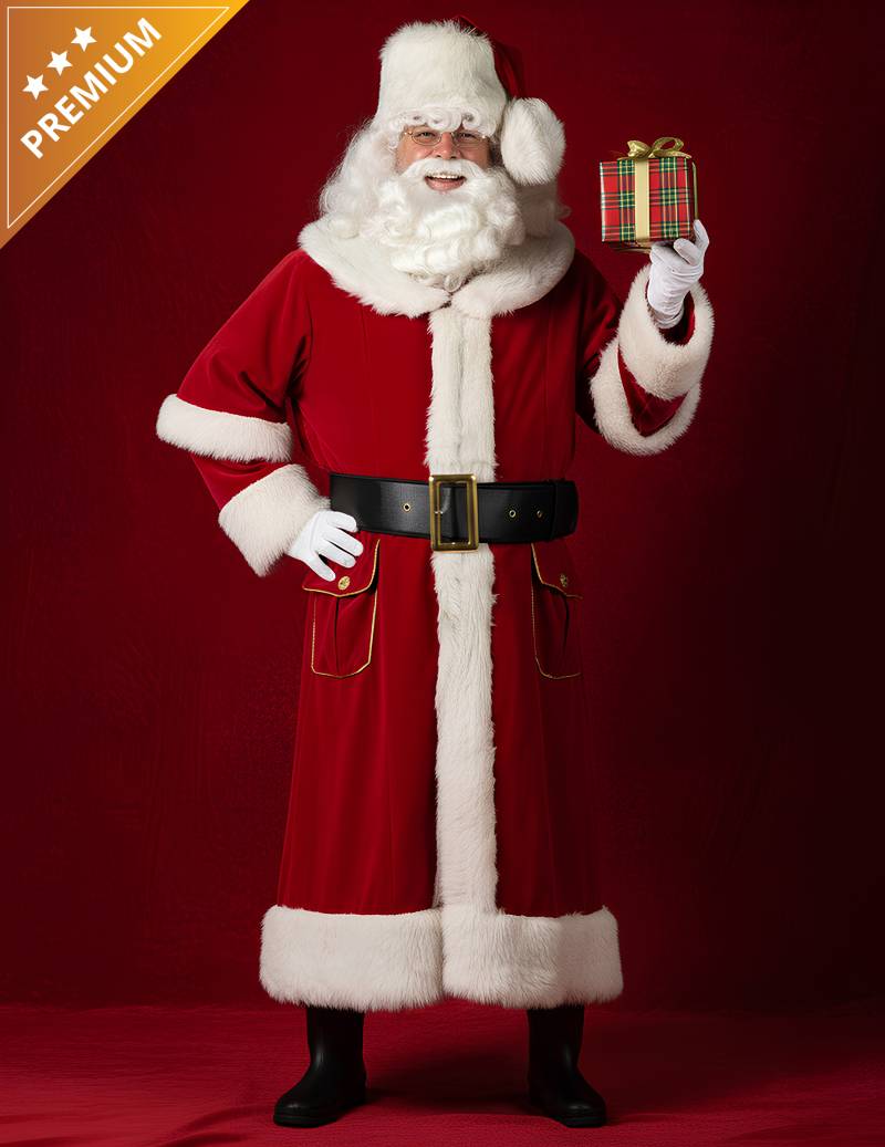 Premium Weihnachtsmann Kostüm für Erwachsene von Thetru B.V.
