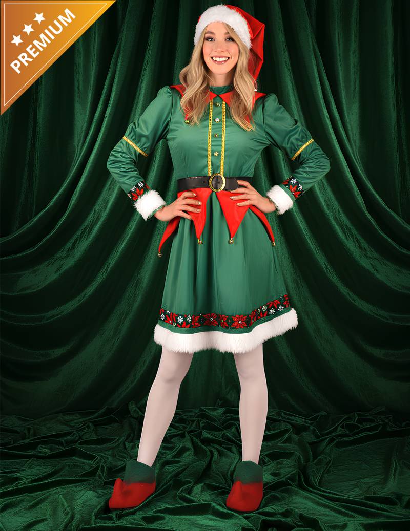 Weihnachtself Damen Kostüm Deluxe von Thetru B.V.