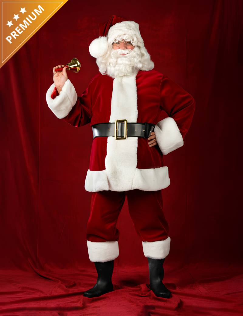 Weihnachtsmann Kostüm Hochwertig aus Samt von Thetru B.V.