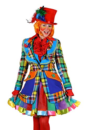 Damen Kostüm Clown Jacke Themajacke Pinky Karneval Fasching Gr. L von Thetru