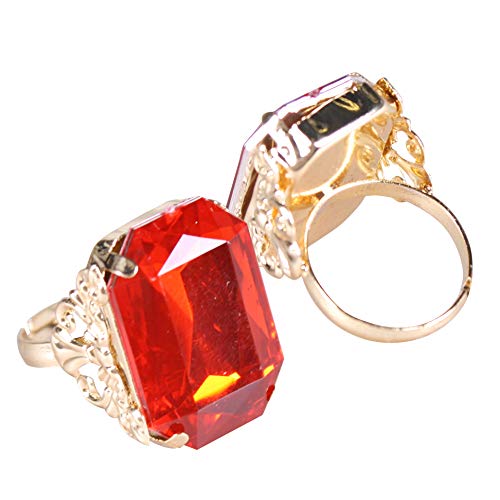 Thetru 2258 Nikolaus-Ring Rechteckig Einheitsgröße Rot/Gold Thetru 2258 Nikolaus-Ring Rechteckig Einheitsgröße Rot/Gold von Thetru