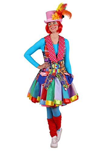 Thetru Damen Kostüm Clownin Weste Karneval Fasching Gr.L von Thetru