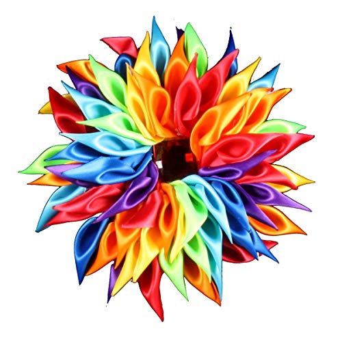 Thetru Kostüm Zubehör Gefaltete Satinblume bunt Karneval Fasching Thetru Kostüm Zubehör Gefaltete Satinblume bunt Karneval Fasching von Thetru