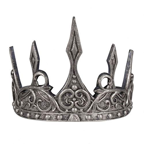 Thetru Kostüm Zubehör Krone König Zacken Prinz Karneval Fasching Silber Thetru Kostüm Zubehör Krone König Zacken Prinz Karneval Fasching Silber von Thetru