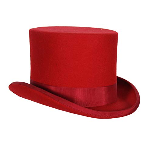 Thetru Kostüm Zubehör Zylinder Hut 14cm rot Karneval Fasching Gr.61 Thetru Kostüm Zubehör Zylinder Hut 14cm rot Karneval Fasching Gr.61 von Thetru