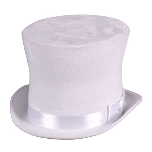 Thetru Kostüm Zubehör Zylinder mit Hutband weiß Karneval Fasching Gr. 57/58 Thetru Kostüm Zubehör Zylinder mit Hutband weiß Karneval Fasching Gr. 57/58 von Thetru
