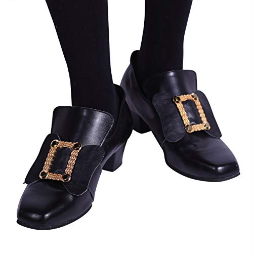 Thetru Schuh-Schnallen in schwarz/Gold | Schuhschnallen König-, Grafen-, Piraten-Kostüme zu Karneval und Fasching Thetru Schuh-Schnallen in schwarz/Gold | Schuhschnallen König-, Grafen-, Piraten-Kostüme zu Karneval und Fasching von Thetru