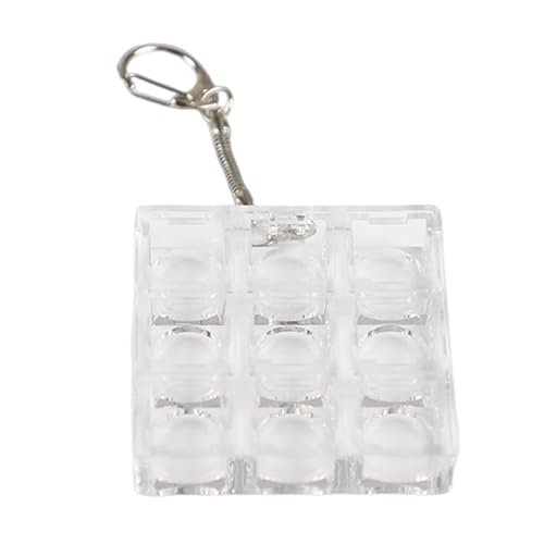 9-Tasten-Tastatur-Klick-Spielzeug, Schlüsselanhänger, mechanische Schalter, Tester für Training und Reisebegleiter 9-Tasten-Tastatur-Klick-Spielzeug, Schlüsselanhänger, mechanische Schalter, Tester für Training und Reisebegleiter von Thewasc