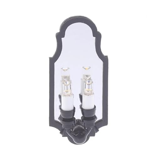 Miniatur-LED-Wandleuchter im Maßstab 1:12, Puppenhäuser, Beleuchtung, Puppenhäuser, dekoratives Lichtmodell, Projektdekorationen, Miniaturleuchter Modell von Thewasc