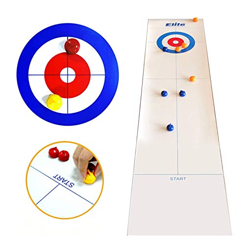 Tabletop Curling Games For Adults & Kids Fun For Home Travel Quick & Easy To Set Up Compact Travel Game Wooden Rolling Pin Tabletop Curling Games For Adults & Kids Fun For Home Travel Quick & Easy To Set Up Compact Travel Game Wooden Rolling Pin von Thewasc