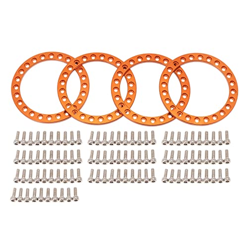 Thewasc Autoteile 4,8 cm Rad für Felge, Ersatz-Badlock mit Schrauben für 1/10 SCX10 90046 D90 Rad Beadlock Aluminiumlegierung Thewasc Autoteile 4,8 cm Rad für Felge, Ersatz-Badlock mit Schrauben für 1/10 SCX10 90046 D90 Rad Beadlock Aluminiumlegierung von Thewasc