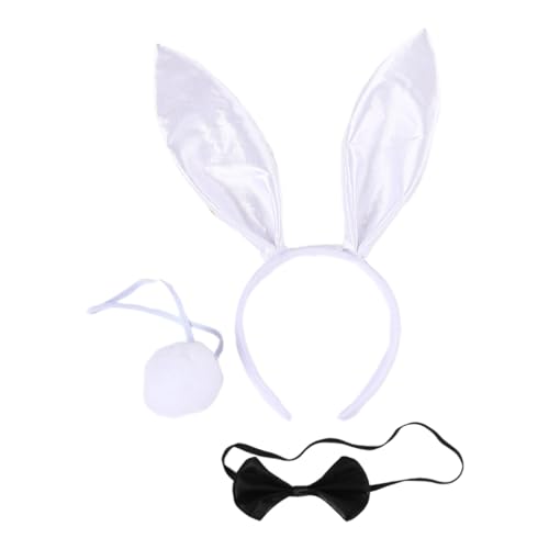 Thewasc Plüsch-Form-Stirnband, Schwanz und Fliege, Halloween-Cosplay-Zubehör für Erwachsene und Kinder Thewasc Plüsch-Form-Stirnband, Schwanz und Fliege, Halloween-Cosplay-Zubehör für Erwachsene und Kinder von Thewasc