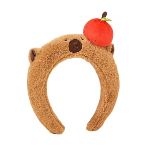 Thewasc Stilvolle Anime-Capybaras-Haarreif, auffälliger Kopfschmuck, Kopfbedeckung für Bühne, Halloween, Cosplay, Rollenspiele Thewasc Stilvolle Anime-Capybaras-Haarreif, auffälliger Kopfschmuck, Kopfbedeckung für Bühne, Halloween, Cosplay, Rollenspiele von Thewasc