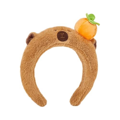 Thewasc Stilvolle Anime-Capybaras-Haarreif, auffälliger Kopfschmuck, Kopfbedeckung für Bühne, Halloween, Cosplay, Rollenspiele von Thewasc