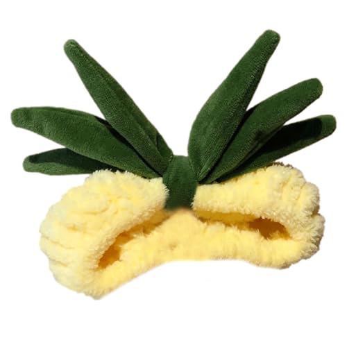Thewasc Stilvoller Haarreif mit Frucht-Ananas, auffälliger Kopfschmuck, grüner Kopfschmuck für Halloween, Cosplay, Rollenspaß-Kopfbedeckung von Thewasc