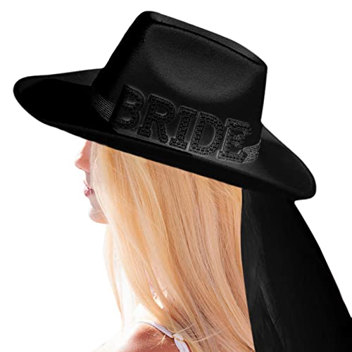 Thewasc Weißer Schleier Cowgirl-Hut, Braut, Hochzeit, Foto, Kostüm, Requisiten, Outdoor, Frau, Mädchen, Hut mit Brautbrief, sonnenfest Thewasc Weißer Schleier Cowgirl-Hut, Braut, Hochzeit, Foto, Kostüm, Requisiten, Outdoor, Frau, Mädchen, Hut mit Brautbrief, sonnenfest von Thewasc