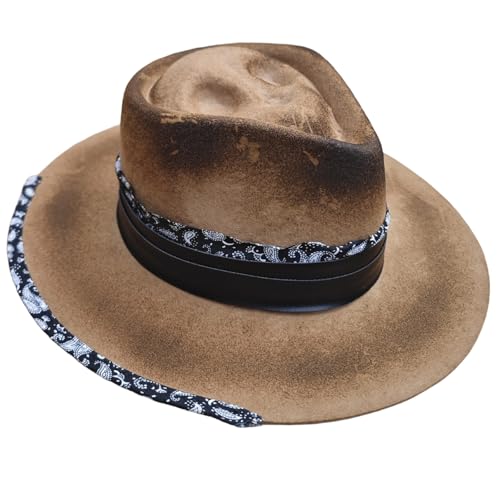 Thewasc Wolle Fedoras Weich Bequem Cosplay Kopfbedeckung Für Alltägliche Anwendungsanlagen Event Sammeln Kostümzubehör Thewasc Wolle Fedoras Weich Bequem Cosplay Kopfbedeckung Für Alltägliche Anwendungsanlagen Event Sammeln Kostümzubehör von Thewasc