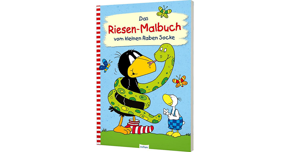 Buch - Das Riesen-Malbuch vom kleinen Raben Socke von Thienemann Esslinger Verlag