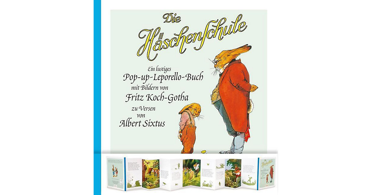 Buch - Die Häschenschule: Die Häschenschule - Ein lustiges Pop-up-Leporello-Buch von Thienemann Esslinger Verlag