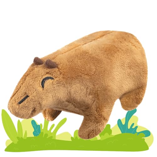 Thingehoy Capybara Plüschtier, Capybara Kuscheltier, Simulation Tier Capybara Puppen Gefüllt, Plüschtiere, Stofftiere PlüSch Realistische Kuscheltier Geburtstagsgeschenk Für Kinder von Thingehoy