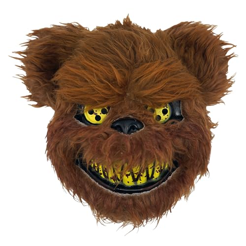 Think Jeck! Gruselige Bärenmaske Halloween Maske Realistisches Horror, Maske für Halloween Kostüm Karnevalsparty Cosplay Maskerade Hochwertiges Kunststoff, Atmungsaktiv, Universalgröße Think Jeck! Gruselige Bärenmaske Halloween Maske Realistisches Horror, Maske für Halloween Kostüm Karnevalsparty Cosplay Maskerade Hochwertiges Kunststoff, Atmungsaktiv, Universalgröße von Think Jeck!