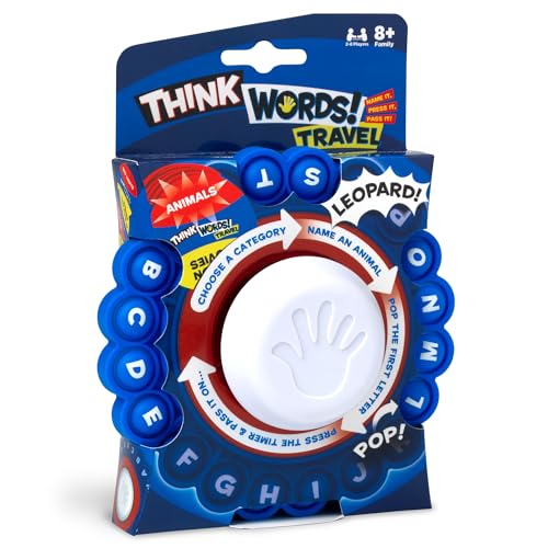 Think Words Reisespiel - Wählen Sie eine Kategorie, nennen Sie eine Antwort, drücken Sie den ersten Buchstaben, drücken Sie den Timer und geben Sie ihn weiter! | Familienspiele | Reisespiele | Für 2-8 Think Words Reisespiel - Wählen Sie eine Kategorie, nennen Sie eine Antwort, drücken Sie den ersten Buchstaben, drücken Sie den Timer und geben Sie ihn weiter! | Familienspiele | Reisespiele | Für 2-8 von Think Words