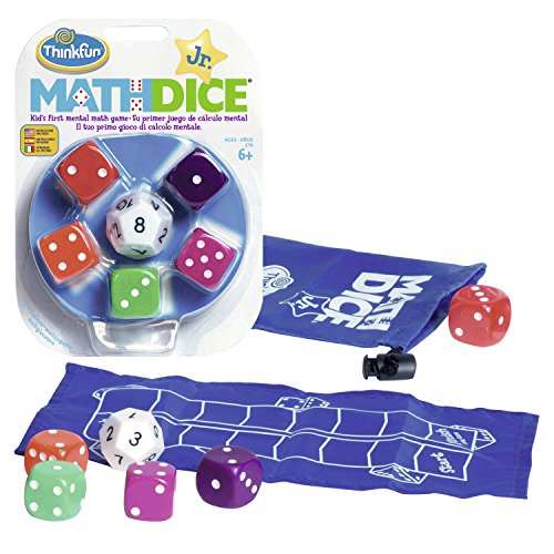 Ravensburger Italy Think Fun - Math Dice Junior, Kreatives STEM Spiel mit Würfeln für Kinder ab 6+ Jahren von Ravensburger Italy