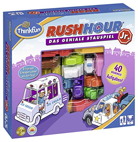 ThinkFun 76303 - Rush Hour® Junior - Das bekannte Logikspiel für jüngere Spieler von ThinkFun