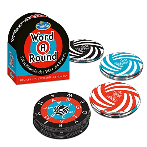 ThinkFun - 76307 - Word-a-round - Das Wortsuchspiel. Entschlüssle das Wort als Erster! Ein Suchspiel für 2-4 Spieler ab 10 Jahren. von ThinkFun