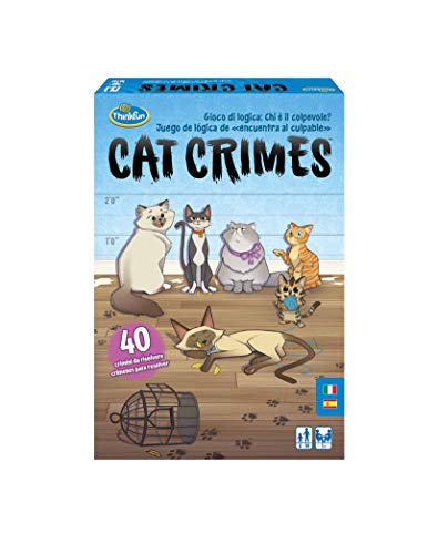 ThinkFun 76367 Katzen-Verbrechen Cat Crimes Reflexionsspiel und Logik, Mehrfarbig von ThinkFun