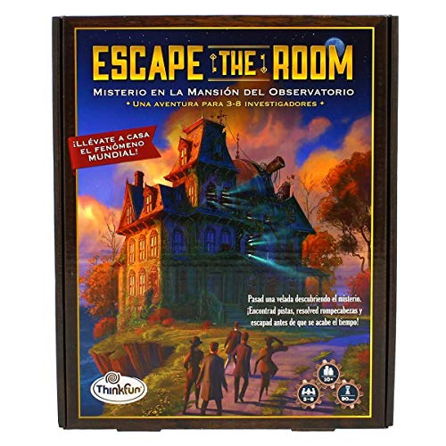 ThinkFun 76368, Escape The Room: Mystery in The Observatory Mansion, Brettspiel, spanische Version, 3-8 Spieler, Empfohlenes Alter 10+ von ThinkFun