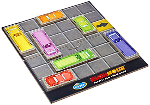 ThinkFun 76369 - MBS Rush Hour - Das geniale Stauspiel im Mitbring-Format von ThinkFun