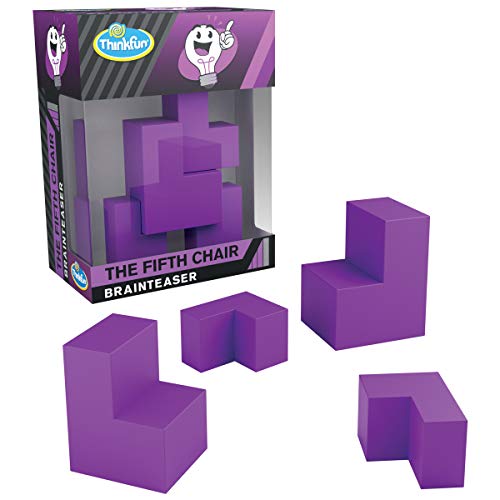 ThinkFun - 76383 Fifth Chair - Ein Brainteaser mit vier kleinen Stühlen, wer baut daraus einen fünften Stuhl? Tolles Geschenk für Jungen und Mädchen ThinkFun - 76383 Fifth Chair - Ein Brainteaser mit vier kleinen Stühlen, wer baut daraus einen fünften Stuhl? Tolles Geschenk für Jungen und Mädchen von ThinkFun