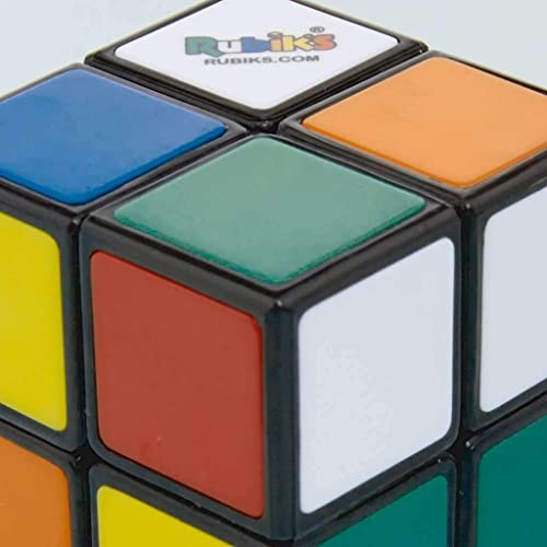 ThinkFun 76393 - Rubik's Mini, der Einstieg in die Welt des original Rubik's Cubes. Kompakter 2x2 Würfel und damit ein perfektes Geduldspiel für unterwegs. von ThinkFun