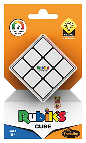 ThinkFun 76394 Rubik's Cube, der original Zauberwürfel 3x3 von Rubik's - Verbesserte, leichtgängigere Version, ideales Knobelspiel für Erwachsene und Kinder ab 8 Jahren von ThinkFun