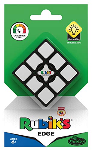 ThinkFun 76396 - Rubik's Edge, 1x3x3 nur eine Ebene des original Rubik's Cubes, der einfache Einstieg in die Welt der Zauberwürfel. von ThinkFun