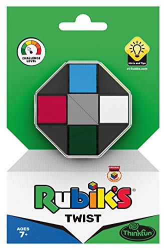 ThinkFun 76401 - Rubik's Twist, der kreative Rätselspaß für Fans des original Rubik's Cubes. Kreiere unzählige Formen. Für alle Fans des Zauberwürfels. von ThinkFun
